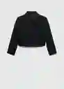 Chaqueta Salome Negro Talla M Mujer Mango