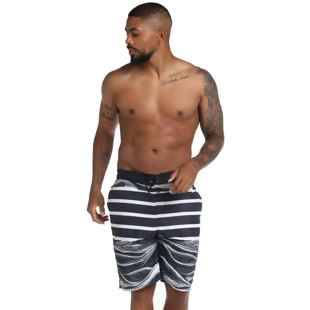 Pantaloneta French Seam 22 Pulgadas Hombre Negro-s