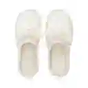 Pantuflas Estampada Mujer Beige Talla 35-36 Casaideas