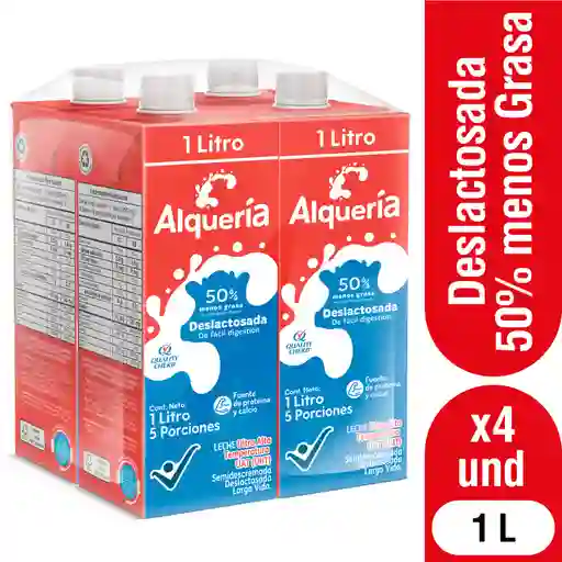 Alquería Leche Deslactosada Semidescremada