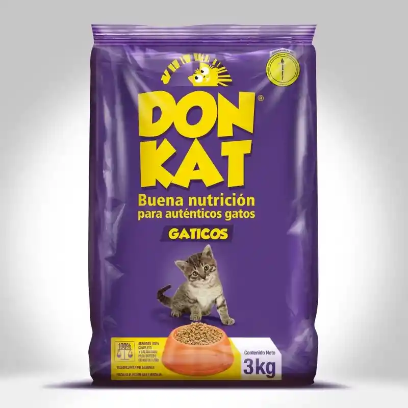 Donkat Alimento Seco para Gatitos