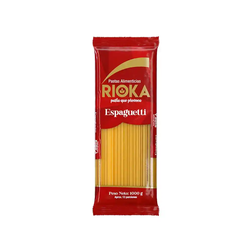 Rioka Pasta Spaguetti Pasta que Provoca
