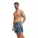 Pantaloneta Digital Printed Leisure 16 Pulgadas Hombre Azul-xxl