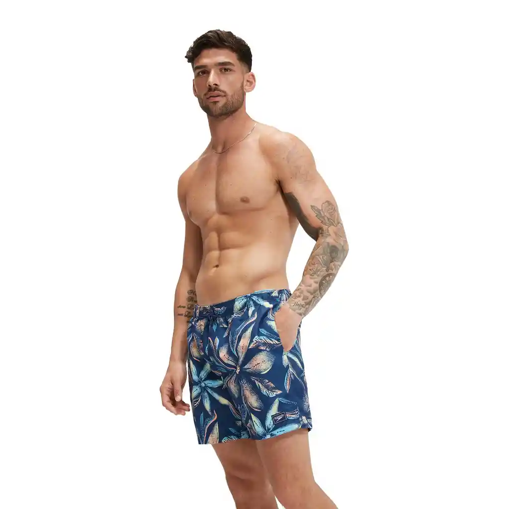 Pantaloneta Digital Printed Leisure 16 Pulgadas Hombre Azul-xxl