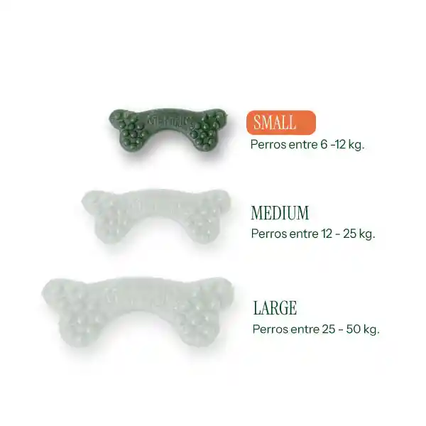  Menthic Huesos Talla S. Snacks Dentales x 9 unidades (79 gr)