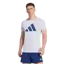 Adidas Camiseta Manga Corta Run it Tee Correr de Hombre Morado S