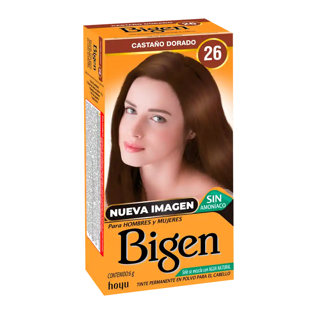Bigen Tinte Matices Castaño Dorado 26