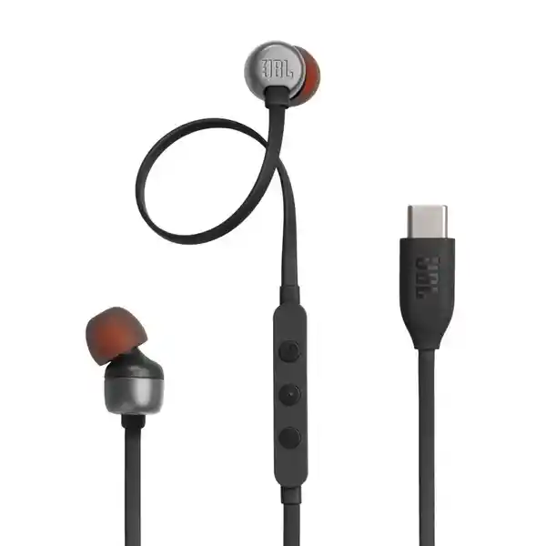 Jbl Audífonos Tune 310C in Ear Usbc Black