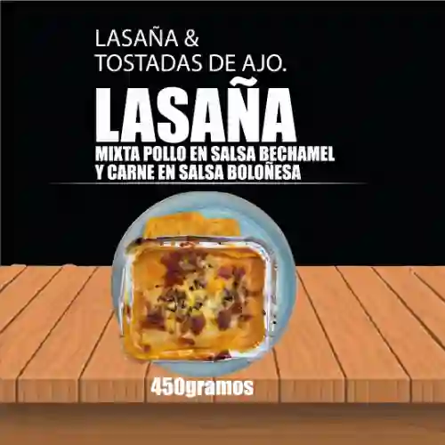 Lasaña Mixta 450Gr