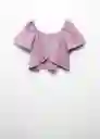 Blusa Fernanda Lila Talla 13 Niña Mango