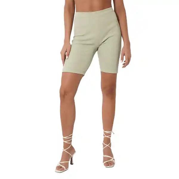 Short Biker Giulia Verde Oliva S