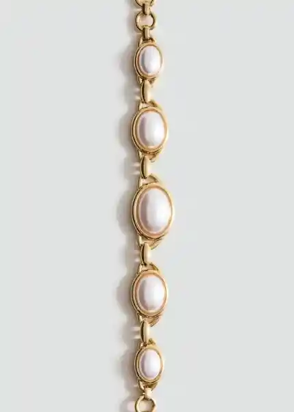 Collar Loretta Oro Talla 99 Mujer Mango