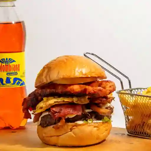 Combo hamburguesa llanera