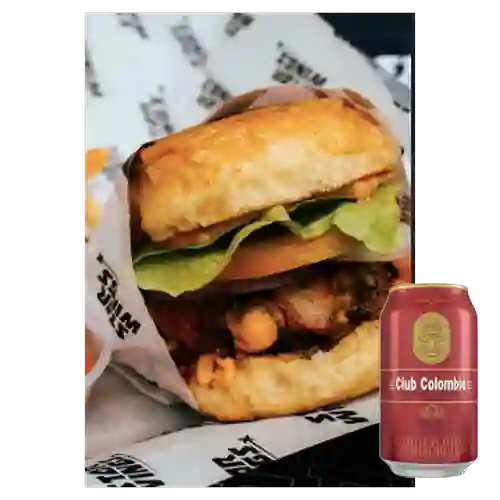 Combo Star Burguer + Club Colombia Roja 330ml