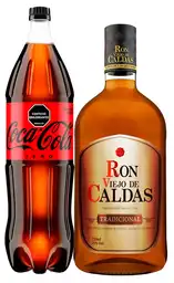 Combo Ron Viejo de Caldas + Coca Cola 1.5L