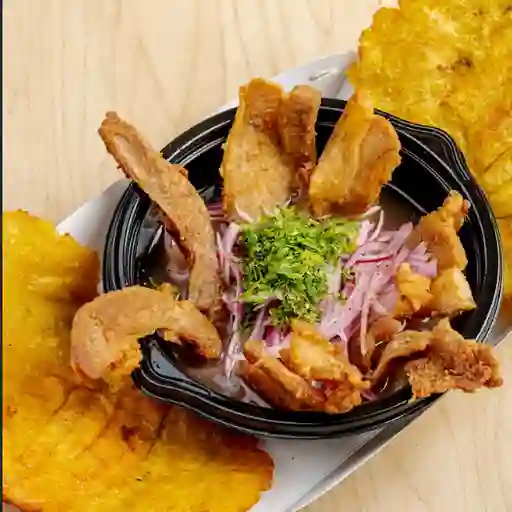 Ceviche chicharrón