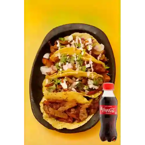 Combo Tacos Norteños + Coca Cola Original 200 ml