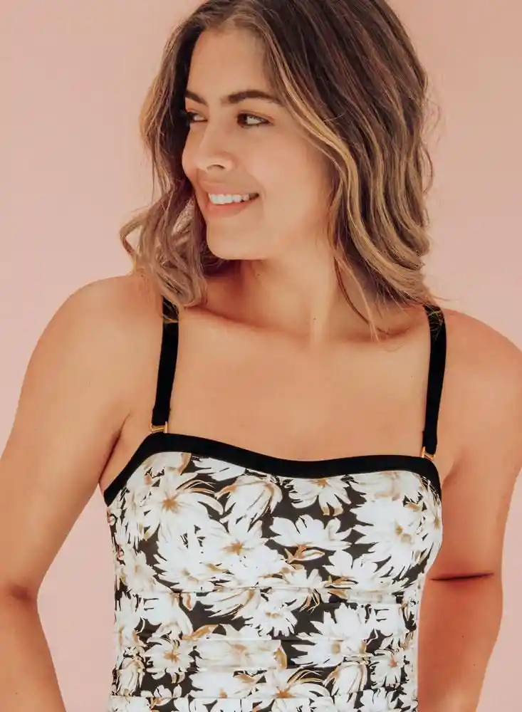 Vest Bano Tankini 98336 32b e 36b-estampado