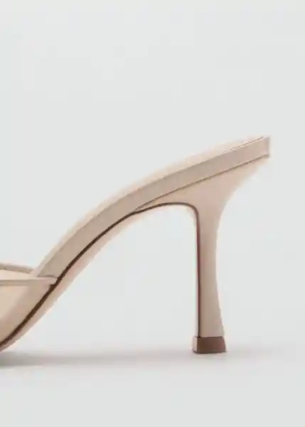 Sandalias Pepym Beige Talla 37 Mujer Mango