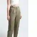  Pantalon Dan Mujer Cafe Piedra Medio Talla 8 Naf-Naf 