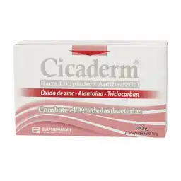 Cicaderm Jabón en Barra Limpiadora Antibacterial