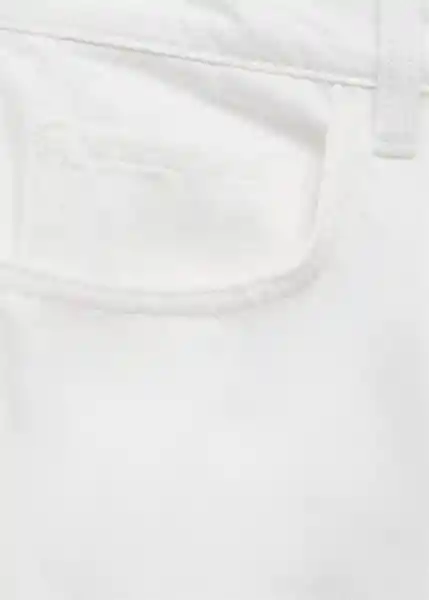 Jean Joy Blanco Talla 36 Mujer Mango