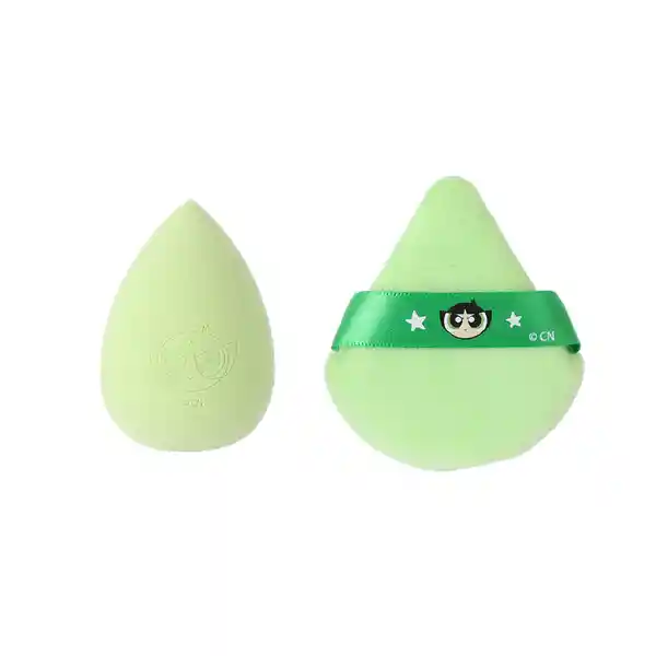 Set de Esponja y Puff Bellota Las Chicas Superpoderosas Miniso