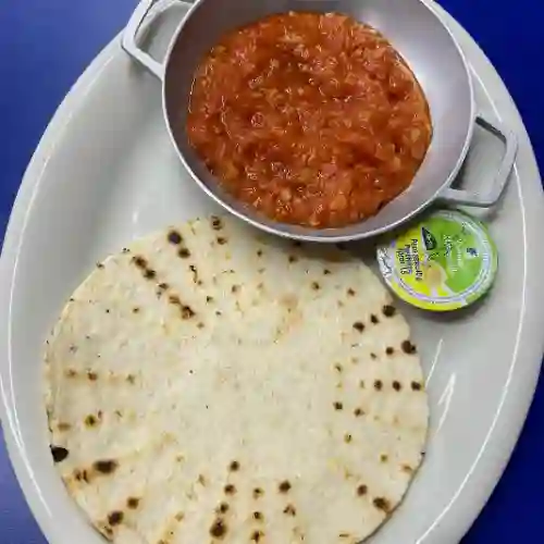 Arepa con Hogado