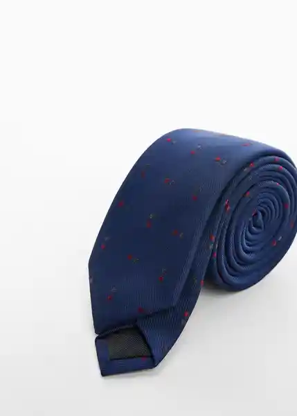 Corbata Dots5 Azul Talla 99 Hombre Mango