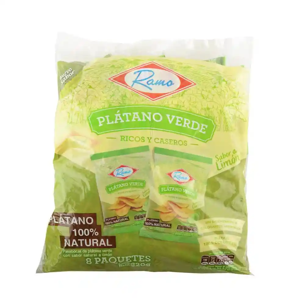 Ramo Snack de Plátano Verde Sabor a Limón