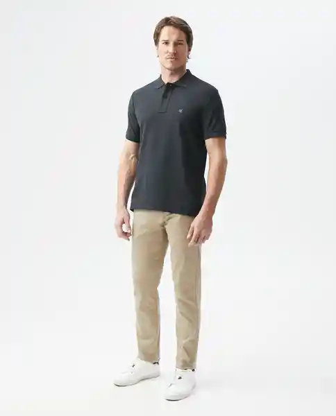 Camiseta Polo Masculino Negro Sombrio Ultraoscuro S Chevignon