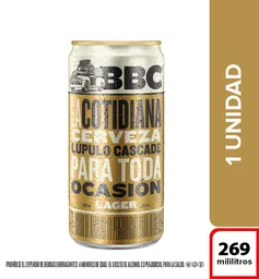 Cerveza BBC La Cotidiana - Lata 269 ml x1