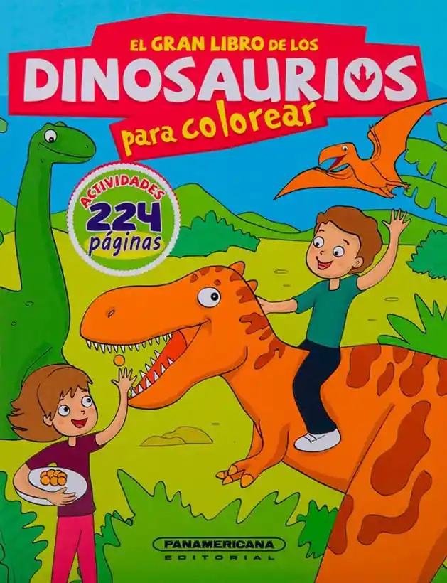 El Gran Libro de Los Dinosaurios Para Colorear