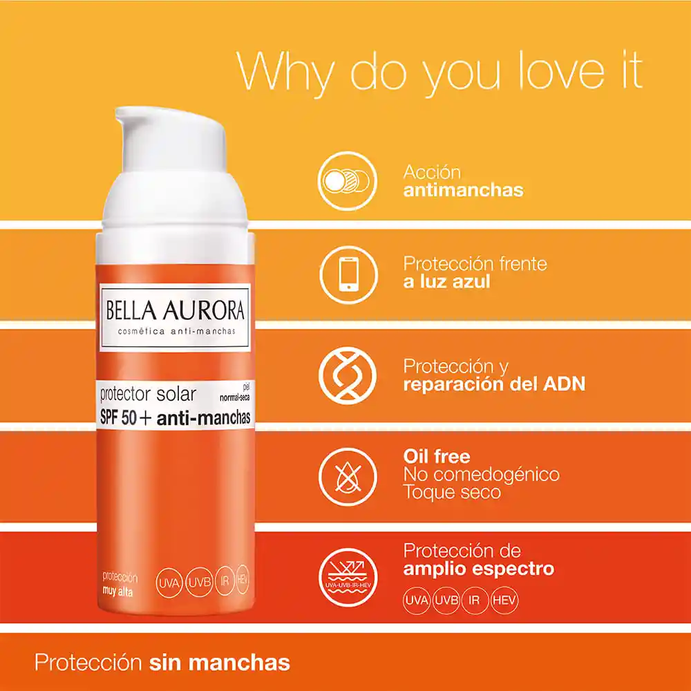 Bella Aurora Protector Solar Anti-Manchas Normal a Seca SPF50