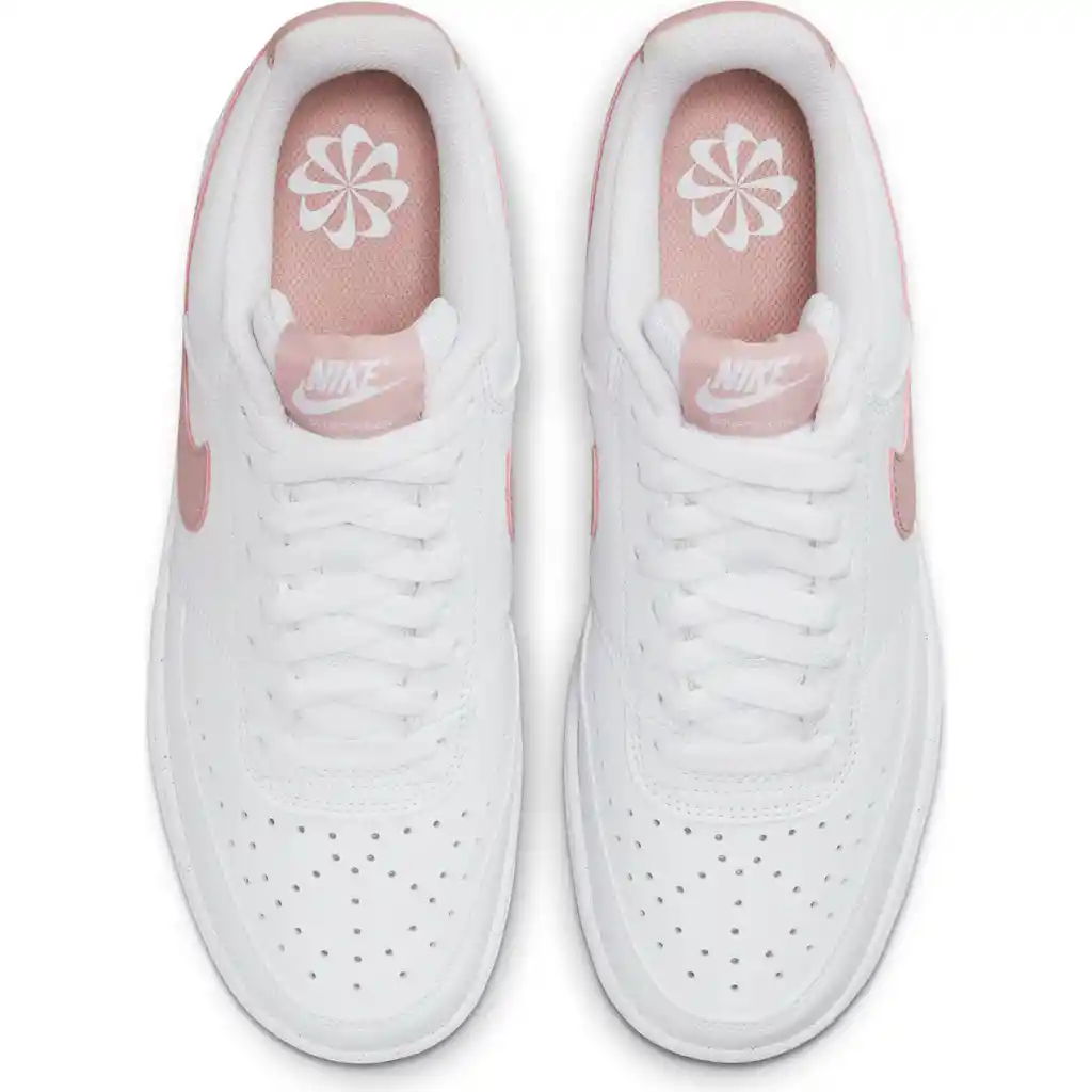 W Nike Court Vision Lo Be Talla 6.5 Zapatos Blanco Para Mujer Marca Nike Ref: Dh3158-102