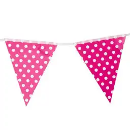 Sempertex Banderolas Plast Polka Fucsia