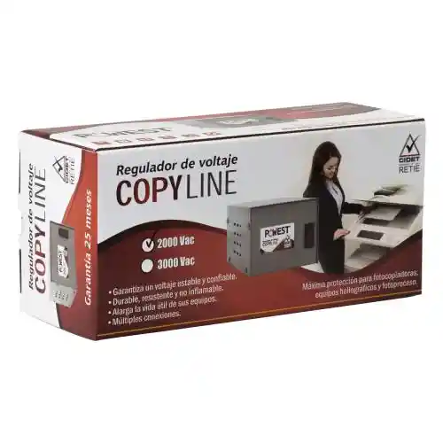 Nicomar Regulador De Voltaje Copyline 2000va/1200w