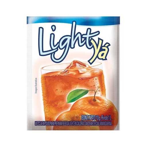 Light Yá Bebida en Polvo Sabor Mandarina sin Calorías