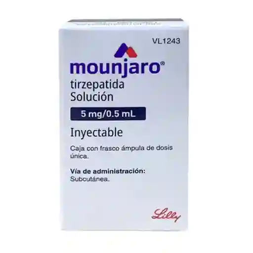 Mounjaro Tirzepatida 5 Mg/0. X 1 Vial