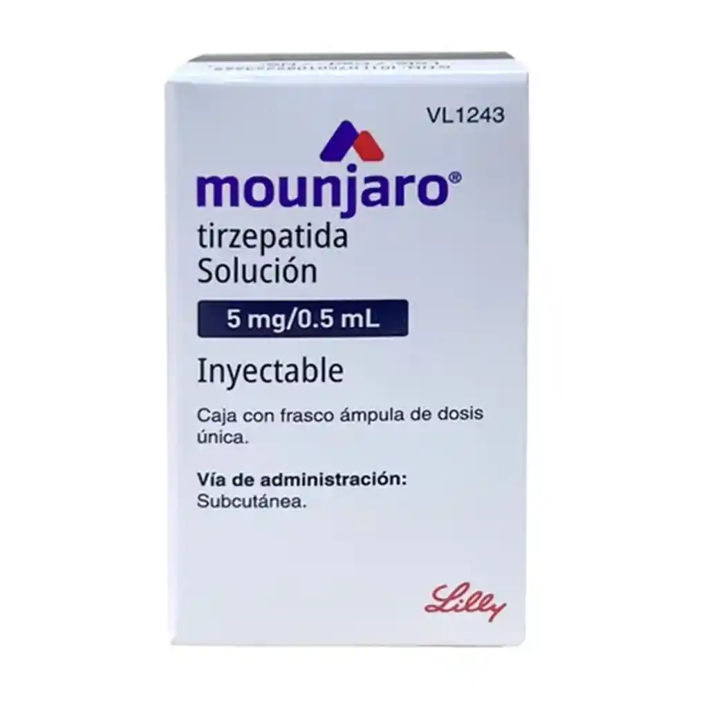 Mounjaro Tirzepatida 5 Mg/0. X 1 Vial