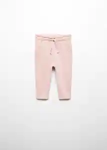 Pantalón Vienab Rosa Talla 69 Niñas Mango