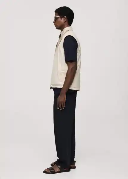 Chaleco Nadast Khaki Talla S Hombre Mango