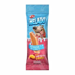 Dr. Zoo Helado para Perros Sabor a Salchicha y Queso