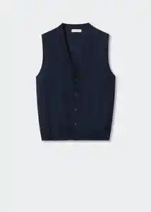 Chaleco Willyg Navy Talla L Hombre Mango