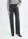 Pantalón Jean Miami Tejano Negro Talla 42 Mujer Mango