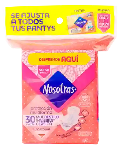 Nosotras Toalla Invisible Multiestilo Tela