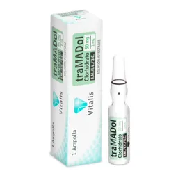 Vitalis Tramadol Clorhidrato Analgésico (50 mg) Solución Inyectable