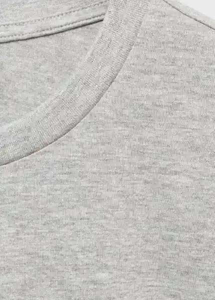 Camiseta Cherlo Gris Medio Vigoré Talla L Hombre Mango