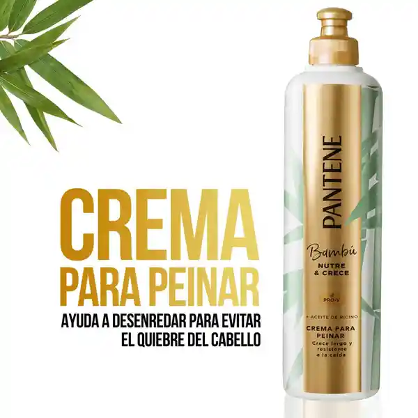 Crema para Peinar Pantene Pro-V Bambu Nutre y Crece 300 ml