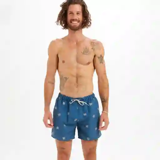 Pantaloneta De Baño Para Playa Para Hombre Talla 2xl - Azul